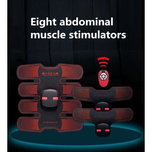 EMS Abdominal Muscle Stimulator Trainer Fitness Training Gear Machine Home Gym Weight Loss Body Slimming Machine