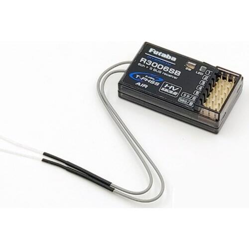 Futaba R3006SB 2.4G 6-Channels S.Bus2/T-FHSS Telemetry Mirco HV Receiver For Helicopter / Fixed-Wing Drone Rc Racing Drone Parts