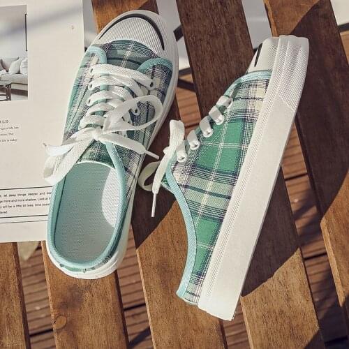 Classic summer fashion flat Trainers shoes women vulcanize shoes sneakers women casual canvas shoes female lace-up shoes U12-61