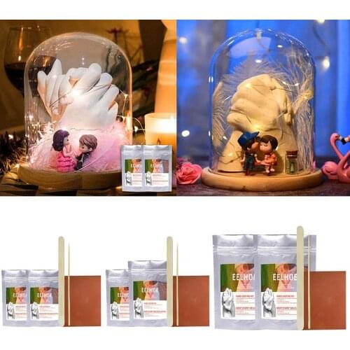 100/200g Model DIY Gift Hand Mold Powder 3D Hand Mud MotherS Couple Day Powder Decorate Souvenir Gift Fashion Gypsum
