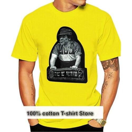 Mens Fashion Tops T Shirt Maradona Figli Del Vesuvio Ssc Napoli Boca Tutte Le Taglie Disponibili