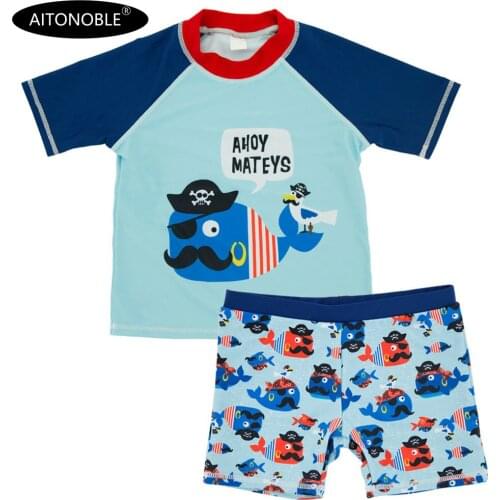 2020 New Boys Swimwear Baby Toddler Bikini Boys Swimming Trunks Kids Swimwear Toddlers Swimming Briefs Surfing Swimwear Set