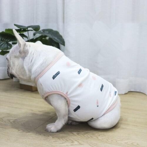 Pug Clothes Summer French Bulldog Clothing Vest Pajamas Schnauzer Bulldog Dog Costume Outfits Dropshipping Pet Apparel
