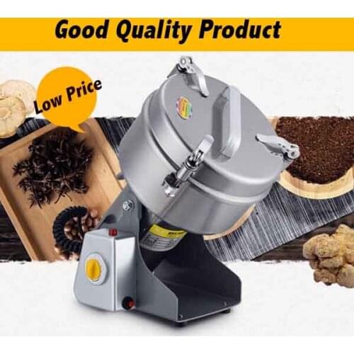 Swing Type 2500G Portable Corn Grinder Machine Martensitic Stainless Steel Electric Herb Miller Food Mill Pulverizer