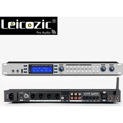 Leicozic Digital Effector Professional Digital Audio Echo Pre-effect DSP Processor Audio Processor Built-in Bluetooth USB APP