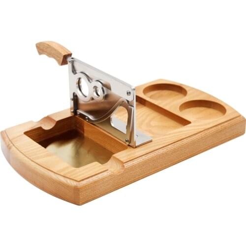 Professional Stainless Steel Dual Blades Cigar Cutter Sharp Cutting Hole Table Cutter Tobacco Smoking Tool Fit COHIBA