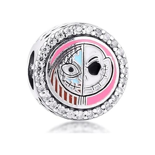 Charms 925 Silver Original Fit Pandora Bracelets Sterling Silver Nightmare Before Christma Beads for Women diy Jewelry Making