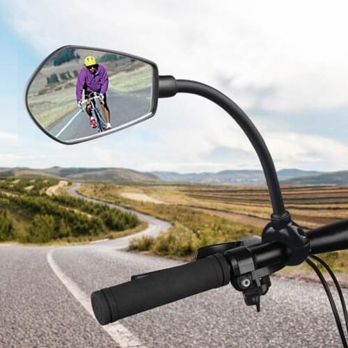 Bicycle Rearview Handlebar Mirrors Replacement 22-32mm Cycling Rear View MTB Bike Handle Adjustment Rearview Mirror