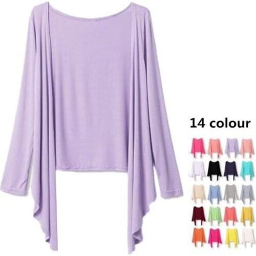 Plus Size 2020 New Spring Summer Women Casual Cardigan Long Sleeve Knitted Sweaters Candy Colors Modal Tops Knitwear Outwear