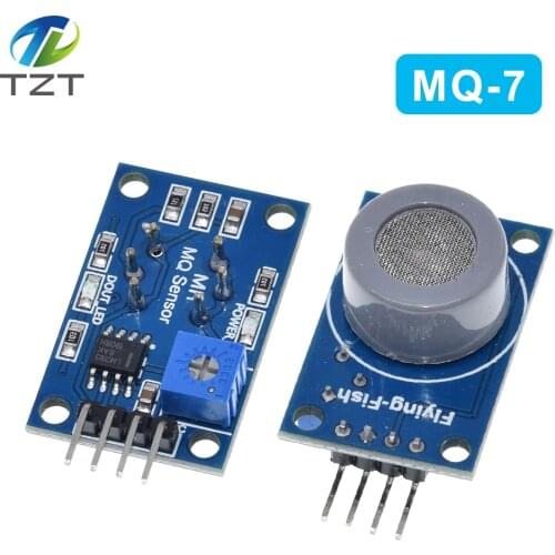 1PCS TZT teng MQ7 MQ-7 Gas Sensor Detects Carbon Monoxide Alarm Detection Gas Detector Module