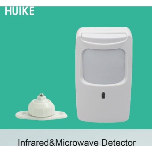 1 PCS) Wall Mounted Infrared Detector DT7225 Motion Sensor Microwave inside Pet immunity with holder Relay Signal