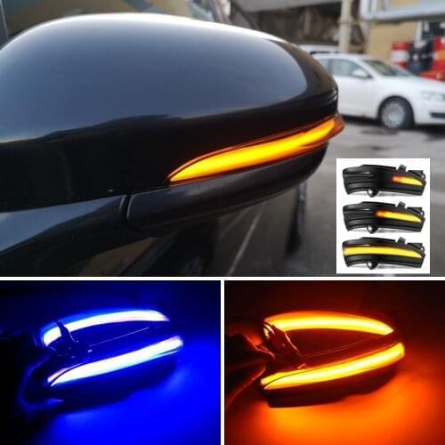 2x Side Mirror indicator Dynamic Blinker LED Turn Signal Light For Ford Fusion Mondeo 2013 2014 2015 2016 2017 2018