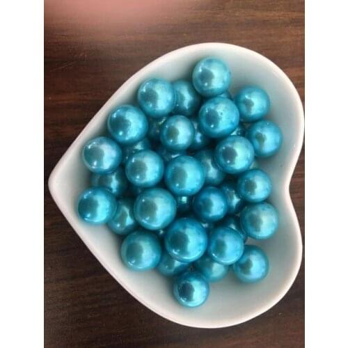 26 colors round pearl best selling big loose pealrs Edison pearls beads colorful edison Pearls 4 pieces LP04