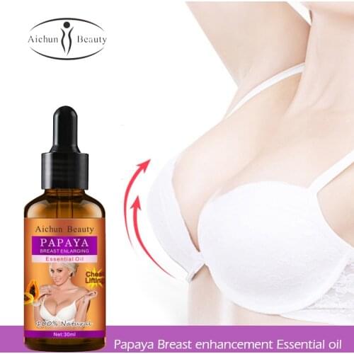 Aichun Papaya Breast Enhancement Essential Oil Breast Augmentation Promote Breast Growth Bigger Chest Massage Chest Enlarge 30ml