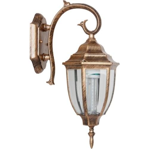 European Style Outdoor Waterproof Wall Lamp Balcony Entrance Lamp Led Corridor Wall Lamp Outdoor Courtyard Villa Simple Retro