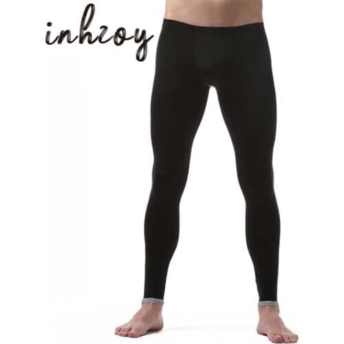 Male Workout Tights Sports Lift Buttocks Pants Men Thin Leggings Semi-Sheer Mid-Rise Elastic Waistband Skinny Long Johns Bottoms