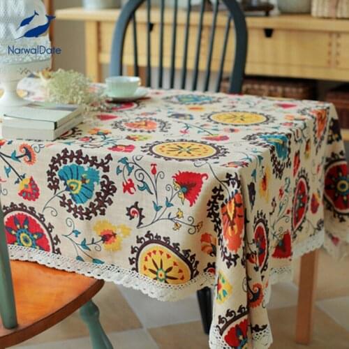 NarwalDate Cotton Tablecloths