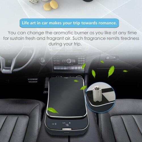 New Multi-function Vehicle Air Purifier With Intelligent Fast Wireless Charging Function 12V Negative Ion Air Purifier