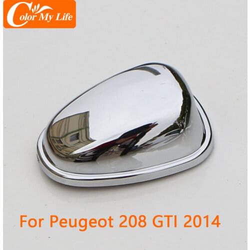 2Pcs Front Water Wiper Nozzle Cover for Peugeot 208 GTI 2014 Accessories Car Windshield Washer Wiper Water Spray Nozzles Trim