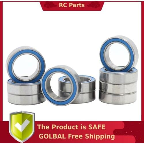 6701RS Bearing 10 PCS 12x18x4 mm ABEC-3 Hobby Electric RC Car Truck 6701 RS 2RS Ball Bearings 6701-2RS Blue Sealed