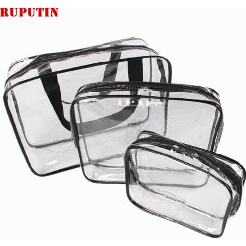 RUPUTIN Transparent Cosmetic Bags