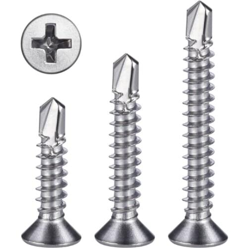 Self tapping and self drilling screw dovetail screw aluminum alloy screw countersunk head