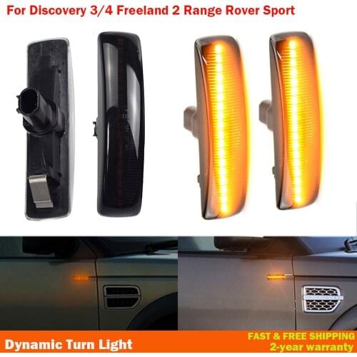 For Rover Sport L320 Land Rover LR2 Freeland 2 L359 LR3 LR4 Discovery 3/4 L319 LED Side Marker Lamps Repeater Indicator Light