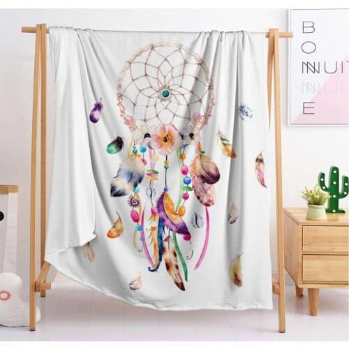 Dream summer mexican pink luxury animal crossing fabric blanket for bed custom photo weighted tapestry throw h fuzzy blanket A2