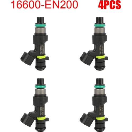 4PCS Fuel Injector Nozzle 16600-EN200 for Nissan Sentra 2.0L Cube Versa 1.8L 16600 EN200 FBY2850 High Quality