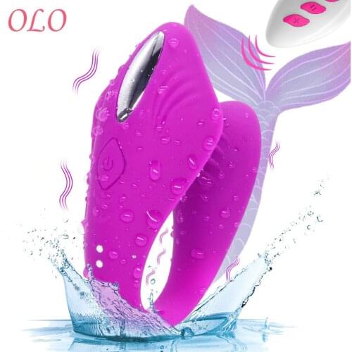 OLO Beauty Snake Shape G spot Vibrators 12 Frequency Clitoral Vaginal Stimulator Remote Control Clitoral Vibrator Sex Toys