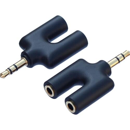 3.5mm Male to 2X3.5mm Female Audio Y Splitter For Earphone and Headset