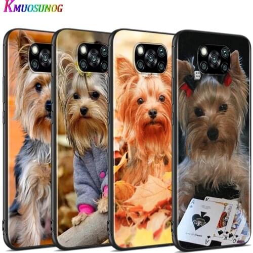 Yorkshire Terrier Dog For Xiaomi Poco X3 NFC M2 X2 F2 F3 C3 M3 F1 Pro Mi Play Mix 3 A3 A2 A1 6 5 Lite Soft Phone Case