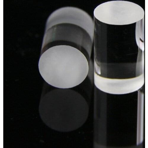 Factory offer Optical glass transparent solid Round Rod light guide rod column diameter 4 mm for sale