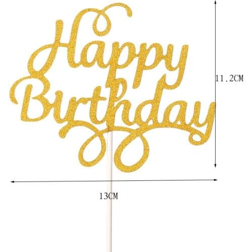 10 pieces of glittering cake topper plugin for boys and girls birthday party cake dessert decoration top hats