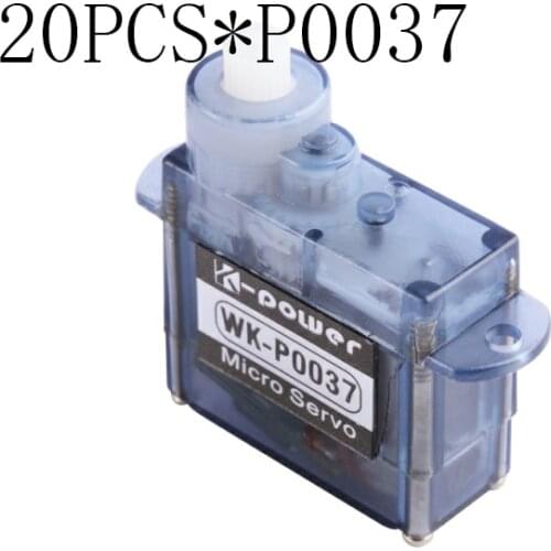 20PCS K-power P0037 Analog Servo 3.7g / 0.85kg-cm Plastic Gear Coreless servo MINI/micro servo for RC Airplane