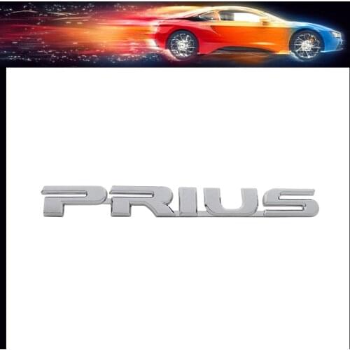 3D Prius for car Hood Fender trunk Rear Bonnet Nameplate Decal Emblem Badge Sticker