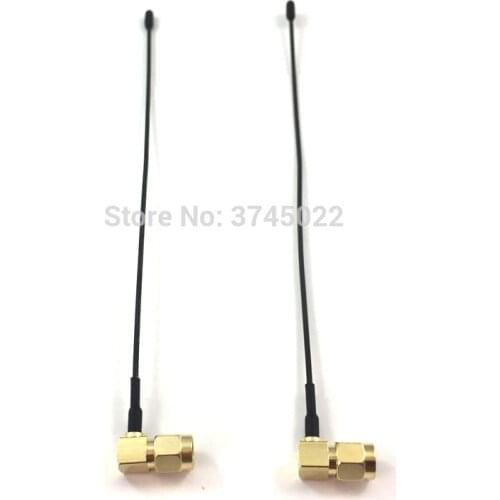 2pcs Sma Antenna 433Mhz 3dbi With Sma-J Male plug Right Angle For Ham Radio