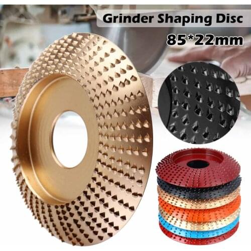 Wood Grinding Wheel Rotary Disc Sanding Wood Carving Tool Abrasive Disc Tools For Angle Grinder 22mm Bore
