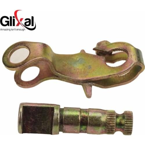 Glixal GY6 49cc 50cc Rear Drum Brake Shoe Arm and Brake Rod for Chinese 139QMB 139QMA Scooter Moped Engine