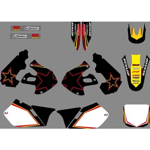 Motorcycle Team Graphics Decals Stickers Kits For Suzuki RM125 RM250 1999 2000 RM 125 250