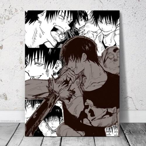 Toji Fushiguro Jujutsu Kaisen Anime Manga Decoration Print Home Decor Canvas Painting Bedroom Study Living Room Wall Art Poster