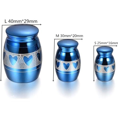 IJU010 Stainless Steel Cremation Jar Keepsake Funeral Urn for Ashes Custom Engraved Mini Cremation Urn for Pets Human