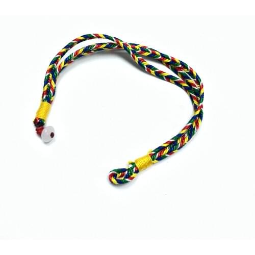 JunKang 10pcs auspicious colorful lovers hand string Bracelet for jewelry making DIY handmade accessories