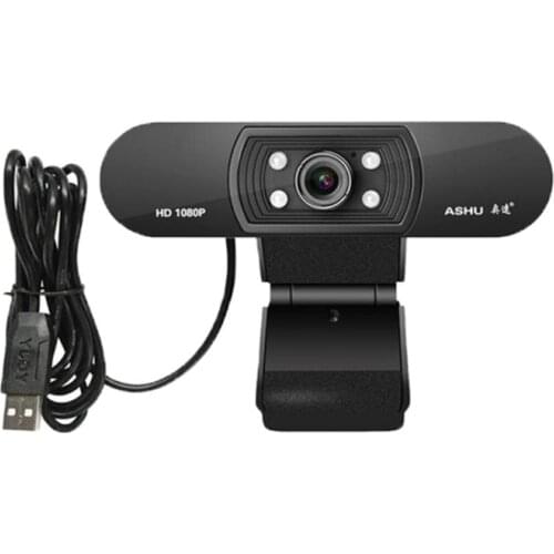 Computer Web Camera Desktop Built-in Microphone for Gaming/Remote Study/Work