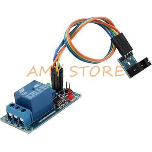 DC 5V SRD-05VDC-SL-C 1-Channel Optical Detection Power Relay Module Board