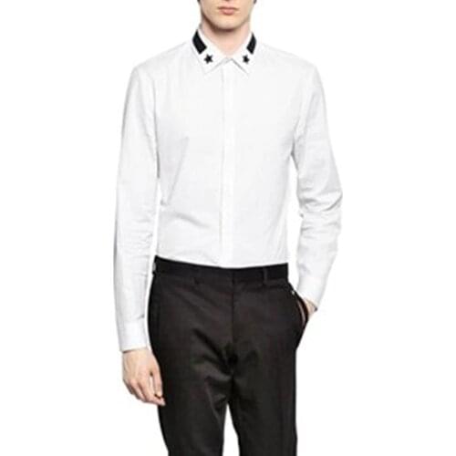 Five-pointed Star Shirt Male Long-sleeve Shirt Men\x27s T\x2dshirt Men\x27s Shirt Camisa Masculina Camisas Para Hombre 2020