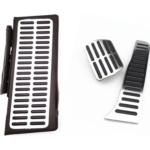 Stainless Steel Car Foot Pedal, Fuel Gas Pedal, Brake Pedal, Trim for Audi Q3 2013-2018 LHD, Car Styling Accessories