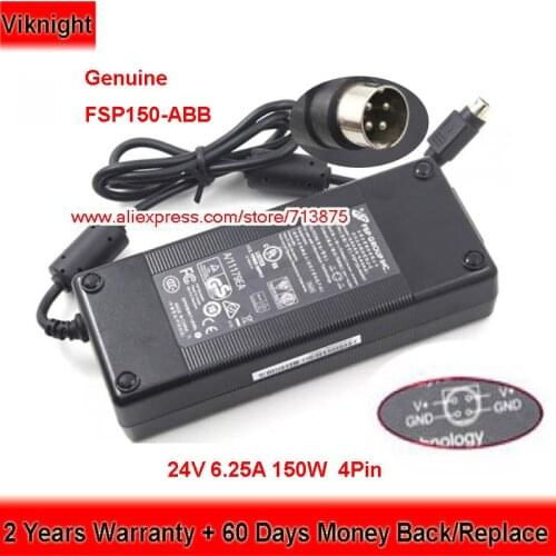 Genuine FSP150-ABA 9NA1500900 24V 6.25A AC Adapter for STEAL TOUCH M5 SYSTEM M54 Targa LT3010 Power Supply