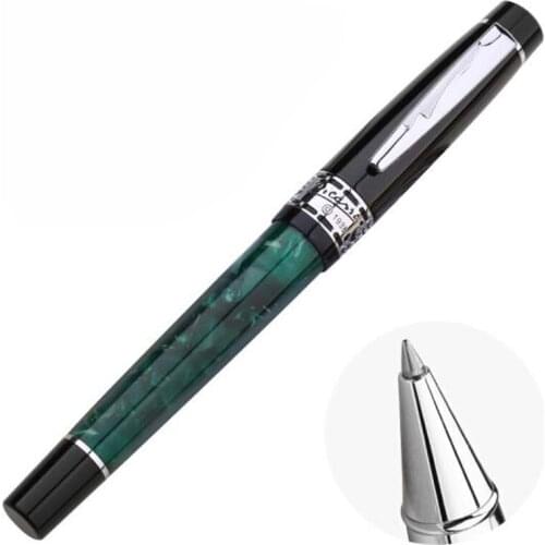 Picasso 915 Great Pimio Marble Celluloid Roller Ball Pen With Refill Eurasian Feelings Jade Green Writing Pen For Office & Home