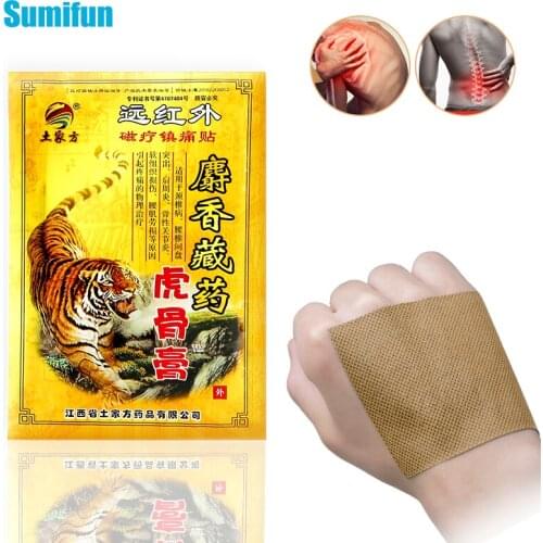 8pcs Tiger Balm Extract Pain Relief Patches For Knee Rheumatoid Arthritis Joint Treatment Herbal Medicine Plasters C2149